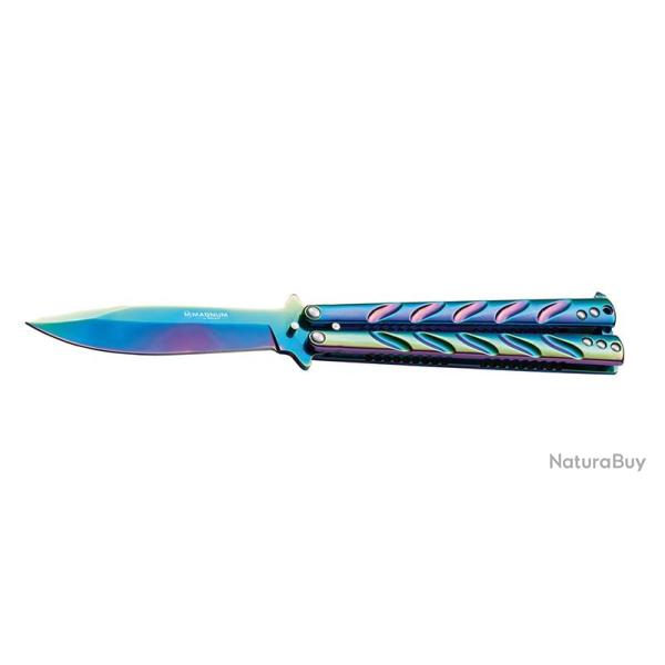 Couteaux papillons Balisong Rainbow Boker magnum