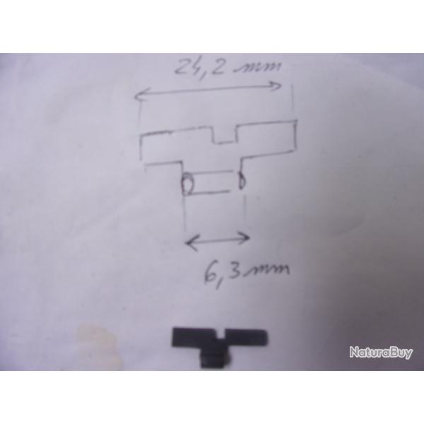 feuillet de hausse de pistolet Unique  22 lr