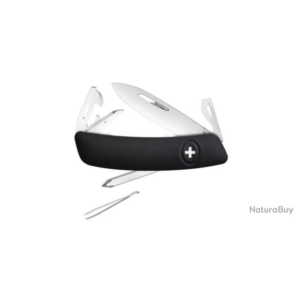 Couteaux suisses D04, noir Swiza