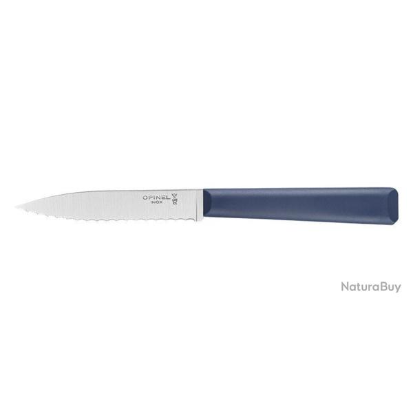 Couteaux office Office crant� n�313 Bleu - Lame 100mm Opinel