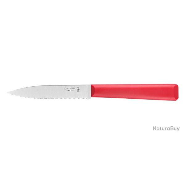 Couteaux office Office crant� n�313 Rouge - Lame 100mm Opinel