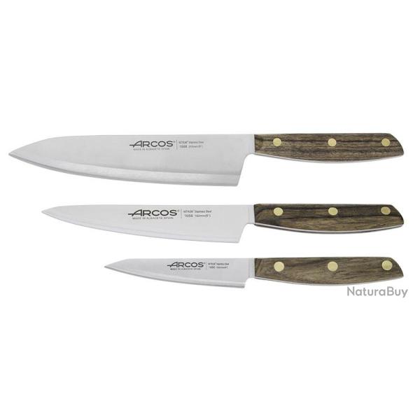 Set Nordika - Set 3 couteaux Arcos