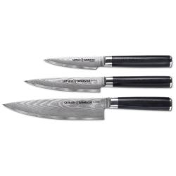 Set DAMASCUS Coffret 3 couteaux Samura