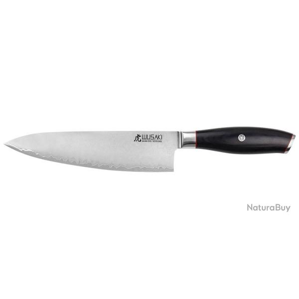 Couteaux de chef San Mai 10Cr15 - Couteau Chef Wusaki