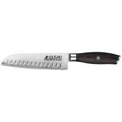 Santoku San Mai 10Cr15 - Couteau Santoku Wusaki