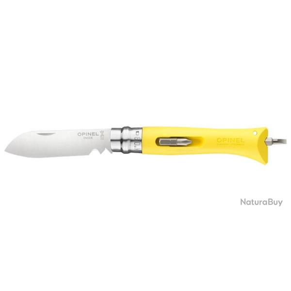 Couteaux multi-fonctions N�09 Bricolage Jaune Opinel