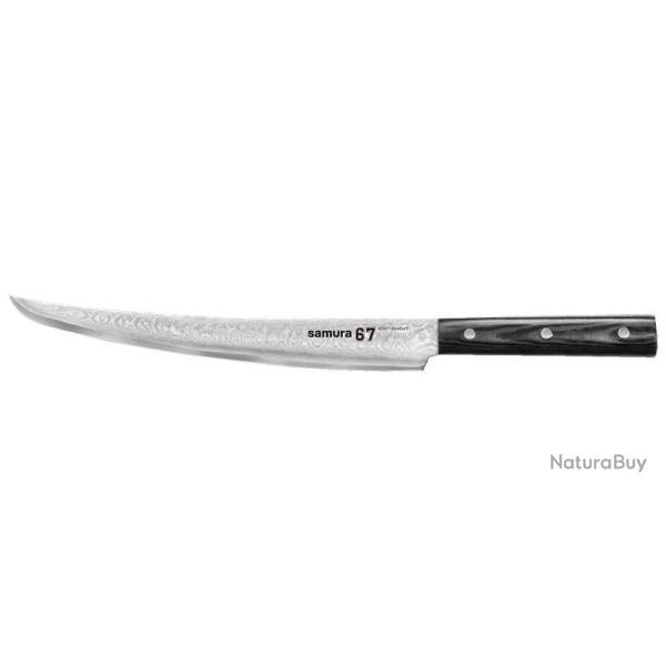 Couteaux de d�coupe DAMASCUS 67 Tanto Slicer Samura