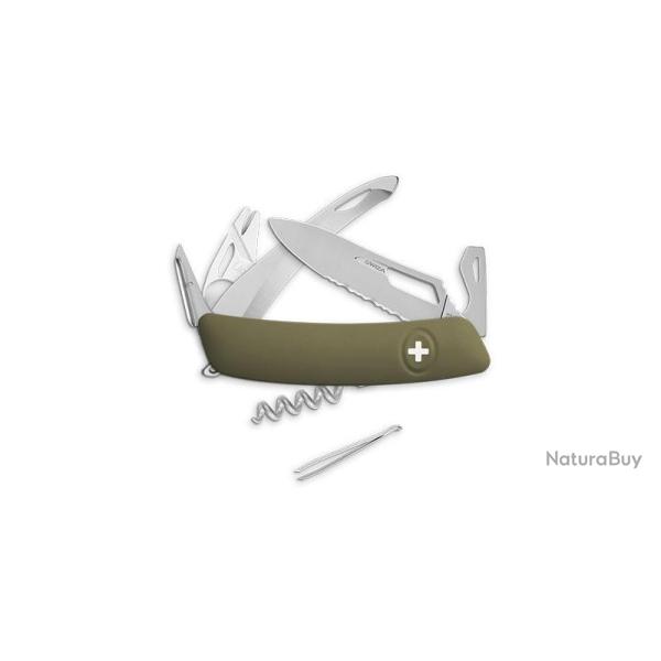 Couteaux suisses SH05 Hunter Tire-Tique Allmatt - olive Swiza
