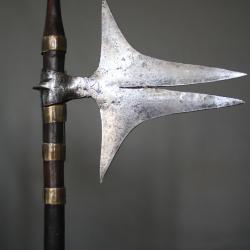 Hache Indienne dite bulova - Nord-Est de l'Inde, 19&egrave;me si&egrave;cle