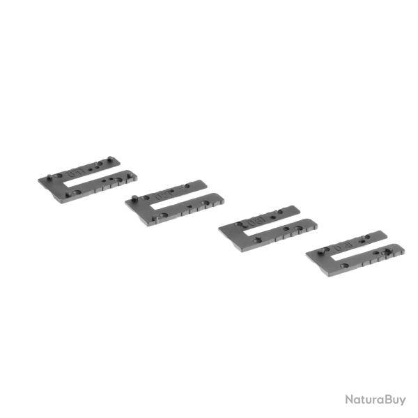 4 INTERFACES MOS 3 POUR GLOCK AIRSOFT - TRIJICON, DOCTER, LEUPOLD, C-MORE