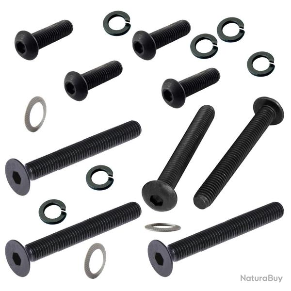 Fps-Softair Set de vis pour Gearbox V2 (9 vis en tout) (SV22)