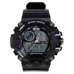 MONTRE TACTIQUE ANALOGIQUE ET DIGITALE NOIRE DELTA TACTICS