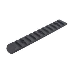 RAILS EN POLYM&Egrave;RE MP 20 MM POUR M-LOK ET KEYMOD ENSEMBLE DE 6 PI&Egrave;CES NOIR