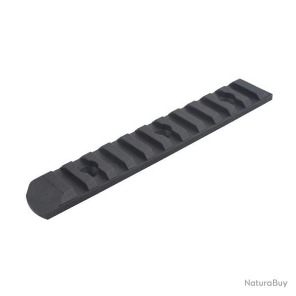 RAILS EN POLYM�RE MP 20 MM POUR M-LOK ET KEYMOD ENSEMBLE DE 6 PI�CES NOIR