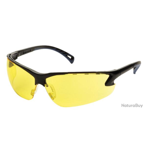 Lunettes de protection jaune & Noire - Noire avec verres jaunes