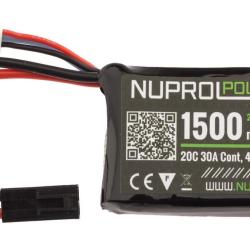 Batterie LiPo micro 7,4 v/1500 mAh - 1 stick - 1500 mAh 20C