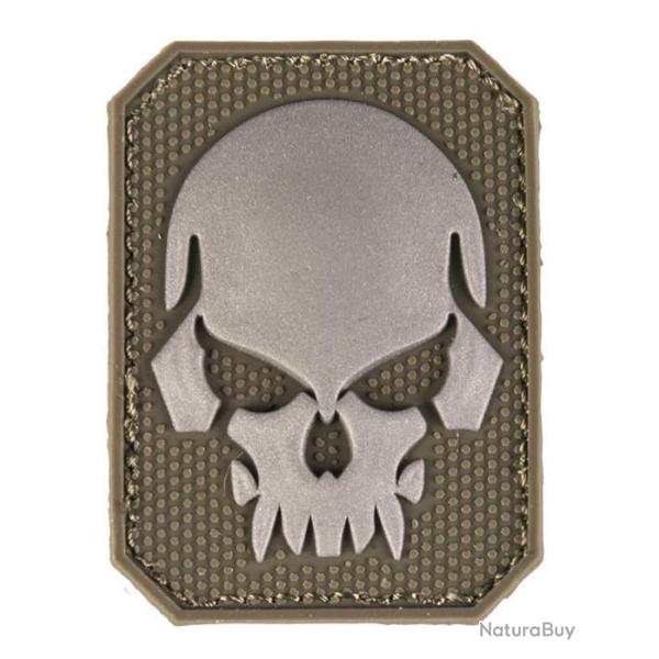 Patch PVC T�te de mort OD Green 6 x 4.5cm