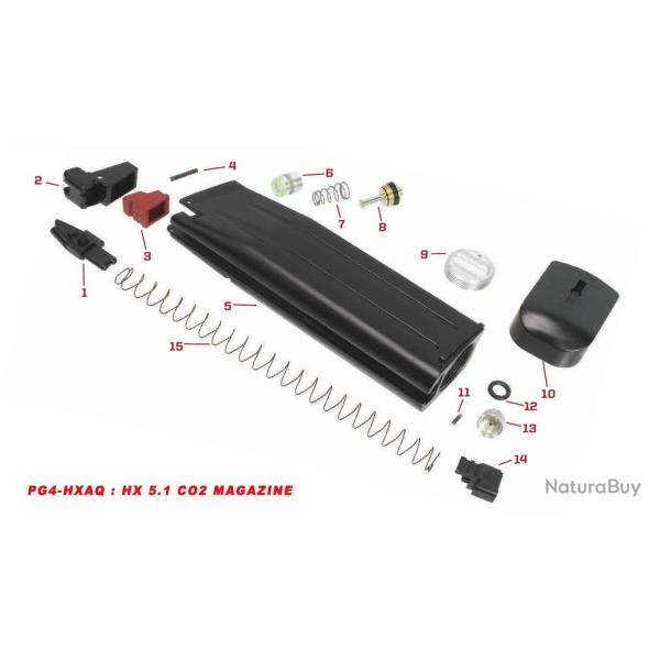 Pi�ces origine pour chargeurs CO2 s�rie HX - VALVE DE SPARKLETTE CO2 N�13