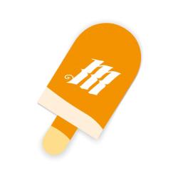 Autocollant MONK Orange Ice Cream