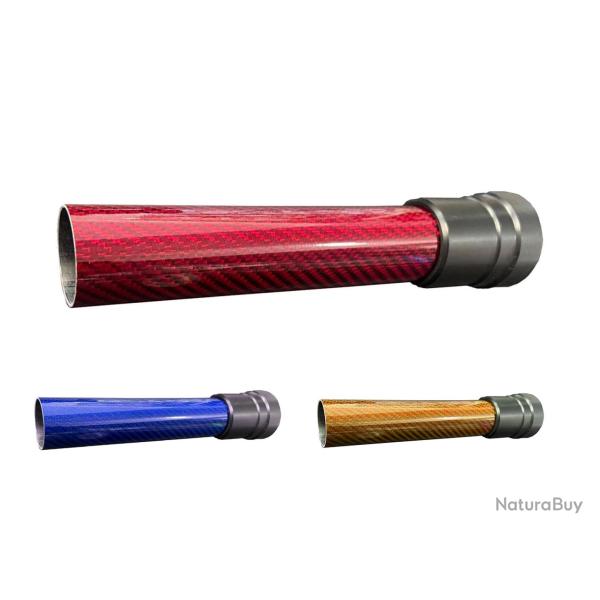 Monk Custom CANNON carbone pour M4 Airsoft - Orange 7"