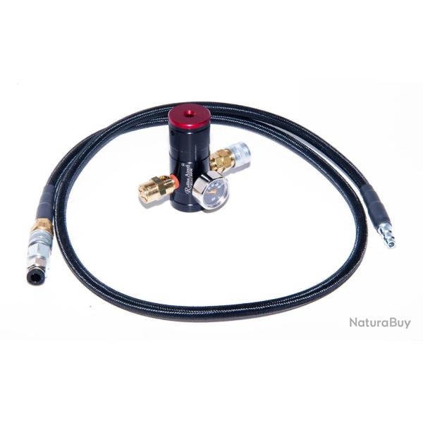 R�gulateur HPA basse pression Red Line Mini SFR avec ligne