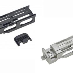 Cage nozzle en aluminium pour G17 Tokyo Marui - ARGENT