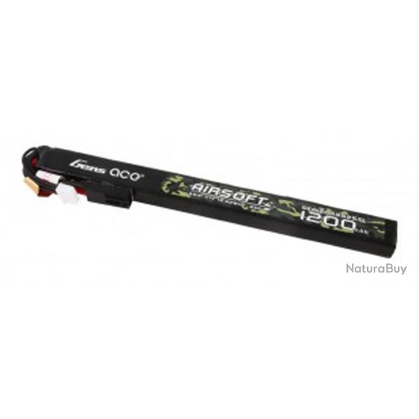 Batterie 11.1v 1200 mah 1 stick Tamiya Genspow - 11.1v 1200 mah 1 �l�ment Tamiya