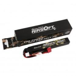 Batterie Lipo 2S 7.4V 1500mAh 25C 1 stick Genspow - 7.4V 1500mAh 25C 1 &eacute;l&eacute;ment T Plug