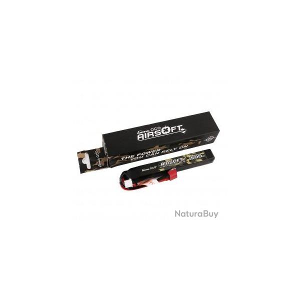 Batterie Lipo 2S 7.4V 1500mAh 25C 1 stick Genspow - 7.4V 1500mAh 25C 1 �l�ment T Plug
