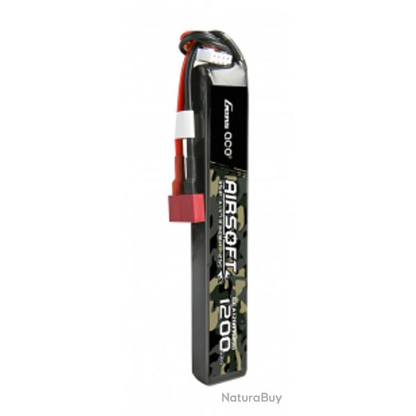 Batterie Lipo 11.1V 1200mAh 25C 1 sticks T-DEAN Genspow - 11.1V 1200mAh 25C 1 �l�ment T Plug