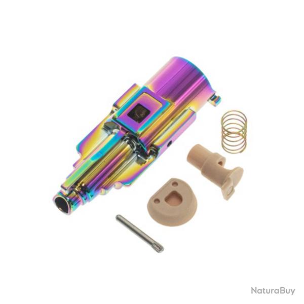 Pi�ces d�tach�es airsoft - Set complet Nozzle Aluminium CNC pour AAP01 GBB AAC COWCOW Arc en Ciel