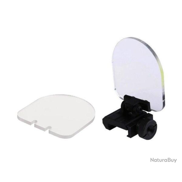 Verre de protection pour viseur point rouge noir