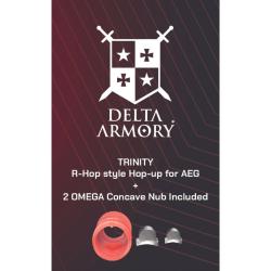 Hop-Up Airsoft, 2x Omega NUB TRINITY Delta Armory Red