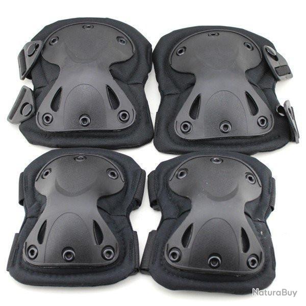 Protection genoux et coudes FUTURE set Delta Armory Noir