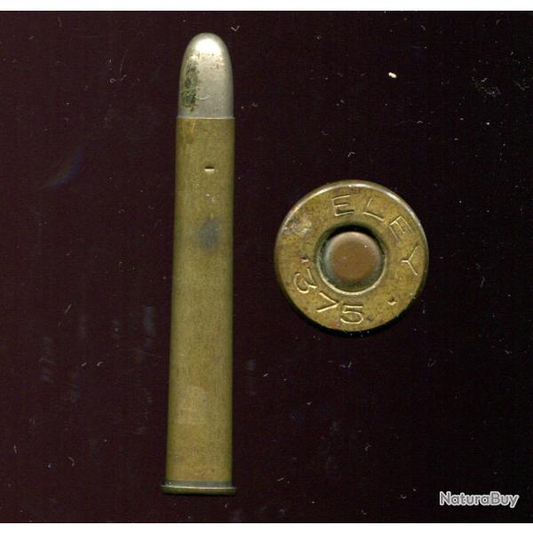 .375 N�2 Nitro Flanged 2" 1/2 case - marquage : ELEY 75 - balle nickel arrondie
