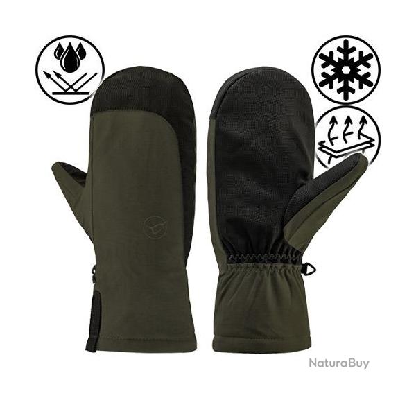 Mouffle Korda Mittens Dark Olive L / XL
