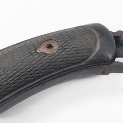 PAIRE DE PLAQUETTES DE CROSSE EN NOYER AVEC VIS POUR REVOVLER MAS MOD&Egrave;LE 1892