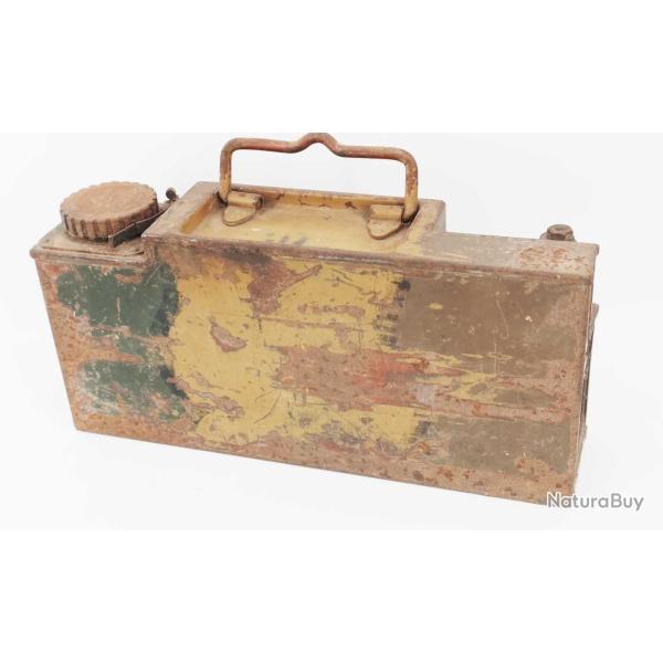 WW1 CAISSE CAMOUFL�E 3 TONS DE REFROIDISSEMENT � EAU MITRAILLEUSE MAXIM MG08 MG08/15