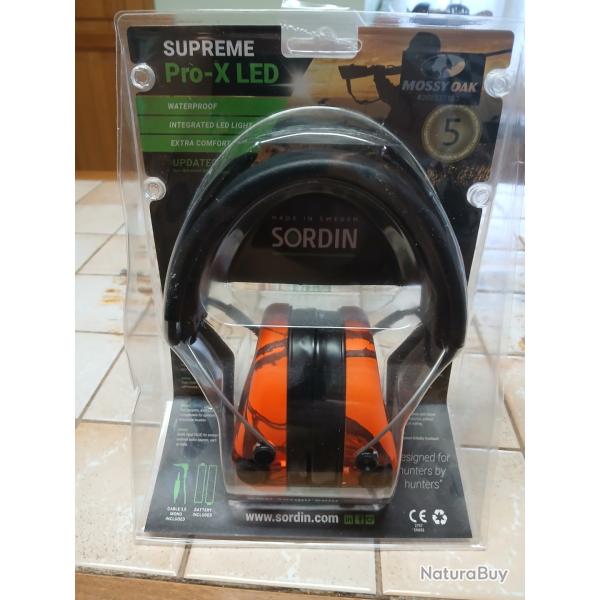 Casque SORDIN supreme pro x led camo