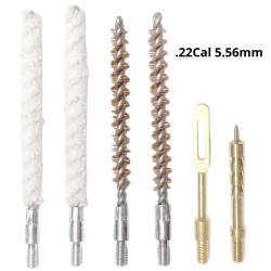 Kit de nettoyage de pistolet  brosse d'al&eacute;sage de pistolet .22Cal 5.56mm