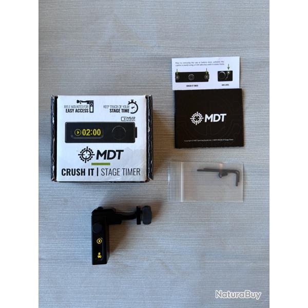 MDT CRUSH IT Timer - Chronom�tre de tir - Montage vertical - Tr�s bon �tat