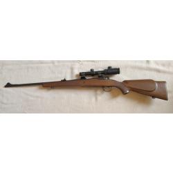 Carabine &agrave; verrou Midland Gun cal 7X64 Made in England avec lunette 1.4X20