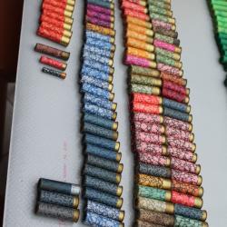 100 cartouches Manufrance "marbr&eacute;es"