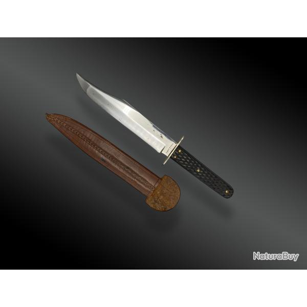 COUTEAU BOWIE - CAST STEEL SHEFFIELD, AVEC SON FOURREAU Royaume-Uni, XIX�me si�cle