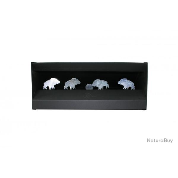 CIBLE D'ESSAI POUR FUSIL AVEC 4 SANGLIERS COURANTS