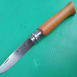 ANCIEN OPINEL  :   "  COEUR  DE  SAVOIE  "   . VIROBLOC  .  PARFAIT FONCTIONNEMENT  .