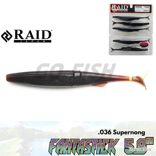 Leurre souple Raid Japan fantastick 5,8" - 036 Supernong