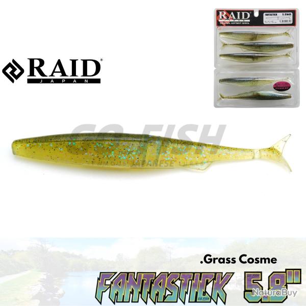 Leurre souple Raid Japan fantastick 5,8" - 065 Grass Cosme
