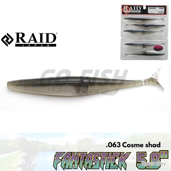 Leurre souple Raid Japan fantastick 5,8" - 063 Cosme shad