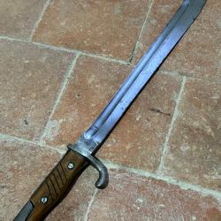 Ba&iuml;onnette allemande 98-05 2eme type dents de scie meul&eacute;es - WW1